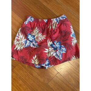 Lands End Hawaiian Swim Trunks